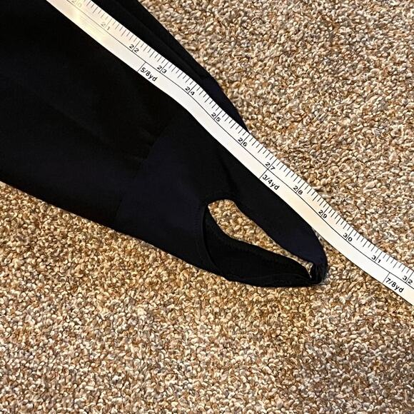 L.L. Bean Schoeller Women's Vintage Black Stirrup Ski Pants.  Size 12 Long - Picture 5 of 7